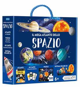 Image of Il mega-atlante dello spazio. Nuova ediz. Con puzzle. Con 40 Carte