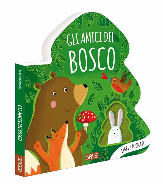 Gli amici del bosco. Libri sagomati. Ediz. a colori - Roberta Marcolin - copertina