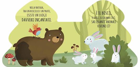 Gli amici del bosco. Libri sagomati. Ediz. a colori - Roberta Marcolin - 2