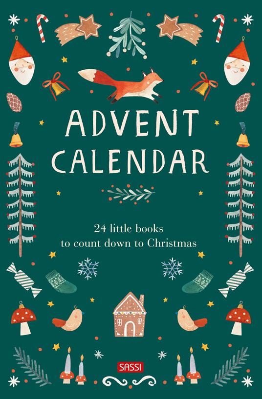 Advent calendar. 24 little books to count down to Christmas. Ediz. illustrata - Alice Pasinetti - copertina