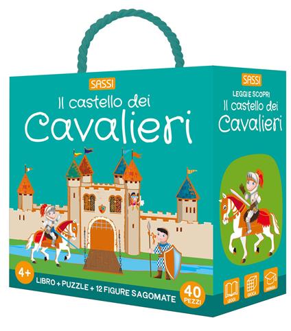 Il castello dei cavalieri. Ediz. a colori. Con puzzle gigante - Matteo Gaule - copertina