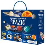 Il mega atlante dello spazio. Ediz. a colori. Con 40 carte domanda-risposta. Con puzzle. Con sistema solare 3D