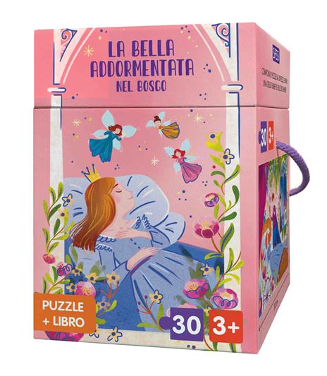 La bella addormentata nel bosco. Ediz. a colori. Con puzzle - Roberta Marcolin - copertina