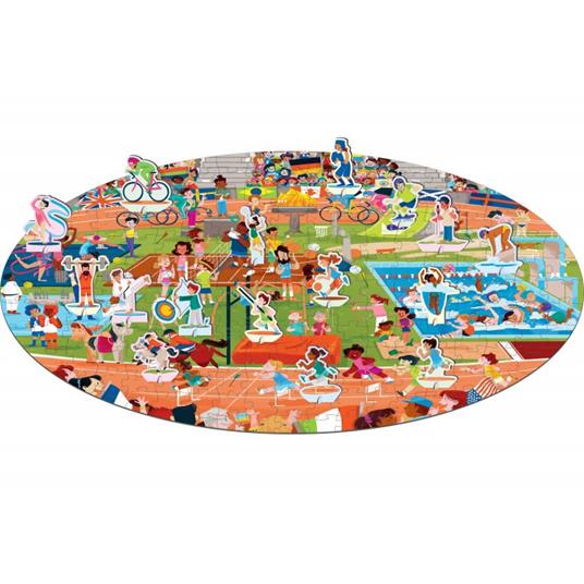 Il mondo degli sport. Viaggia, conosci, esplora. Ediz. a colori. Con 16 formine. Con puzzle ovale. Con Poster - 6