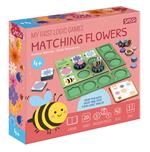 Matching flowers. My first logic games. Ediz. a colori. Con griglia espandibile. Con 15 pezzi di legno. Con 42 tessere. Con 20 Carte