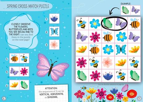 Matching flowers. My first logic games. Ediz. a colori. Con griglia espandibile. Con 15 pezzi di legno. Con 42 tessere. Con 20 Carte - Roberta Marcolin - 5