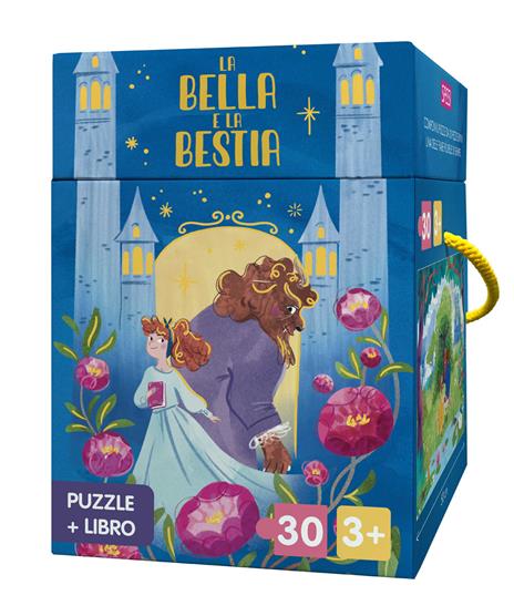 La bella e la bestia. Puzzle e libro. Ediz. illustrata. Con puzzle - Roberta Marcolin - copertina