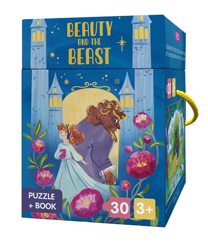 The Beauty and the Beast. Puzzle and book. Ediz. a colori. Con Puzzle - Roberta Marcolin,Giulia Dragone - copertina