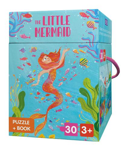 The little mermaid. Puzzle and book. Ediz. a colori. Con puzzle - Roberta Marcolin - copertina