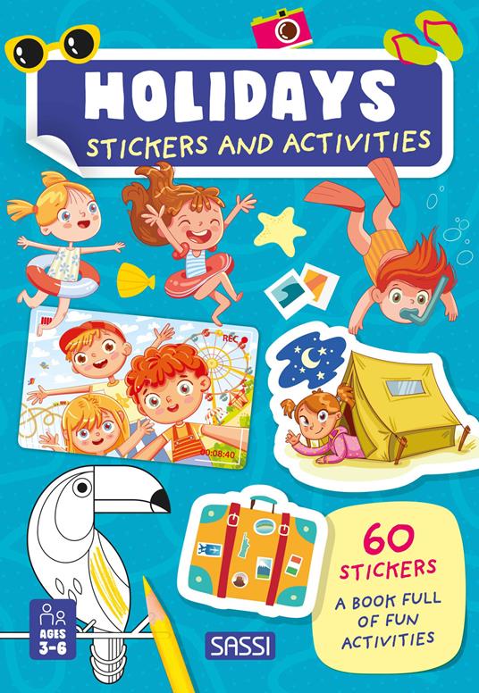 Holidays. Stickers and activities. Ediz. illustrata - copertina