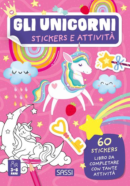 Unicorni. Stickers e attività - copertina