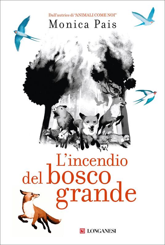 L'incendio del bosco grande - Monica Pais - copertina