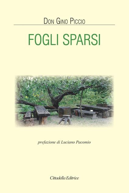 Fogli sparsi - Gino Piccio - copertina