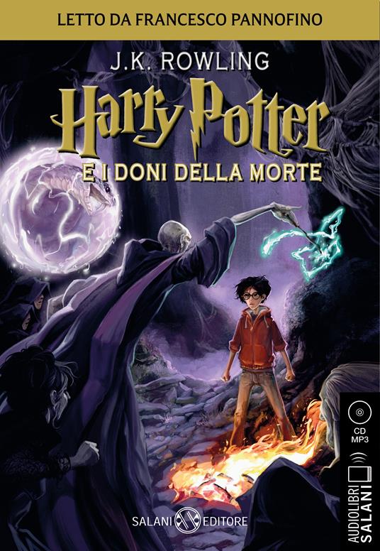 Harry Potter e i doni della morte letto da Francesco Pannofino. Audiolibro. CD Audio formato MP3 - J. K. Rowling - copertina
