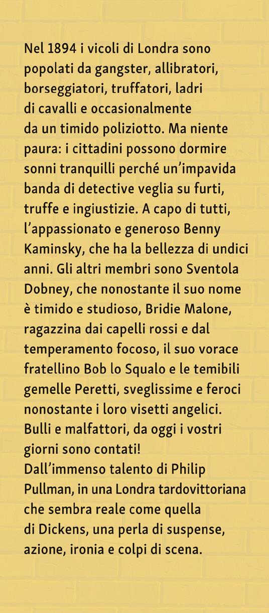 La banda di Benny Kaminsky e i misteri di Londra - Philip Pullman - 2