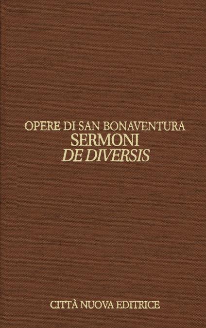 Opere. Ediz. bilingue. Vol. 12/2: Sermoni de diversis. Testo latino a fronte - Bonaventura (san) - copertina
