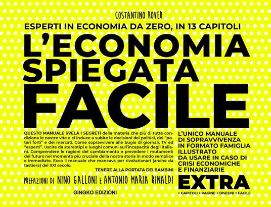 L'economia spiegata facile. Extra. Nuova ediz. - Costantino Rover - copertina