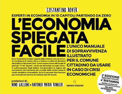 L'economia spiegata facile - Costantino Rover - copertina