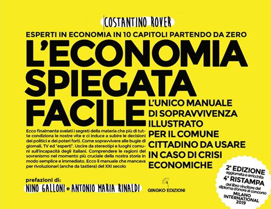 L'economia spiegata facile - Costantino Rover - copertina