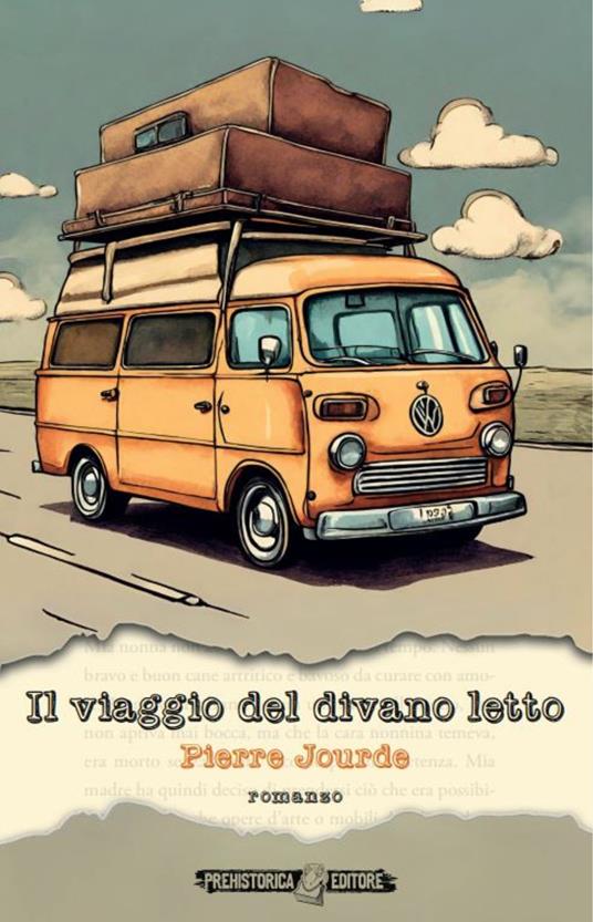 Il viaggio del divano letto - Pierre Jourde - copertina