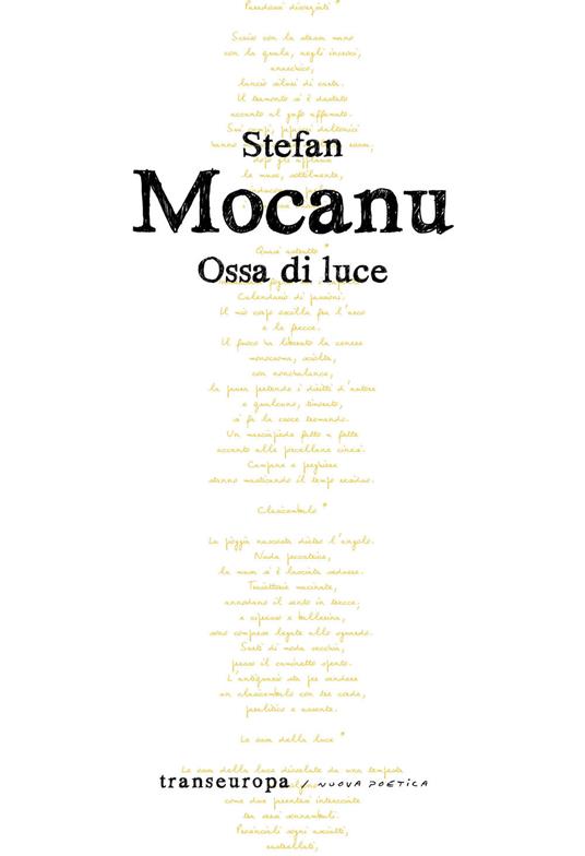 Ossa di luce - Stefan Mocanu - copertina