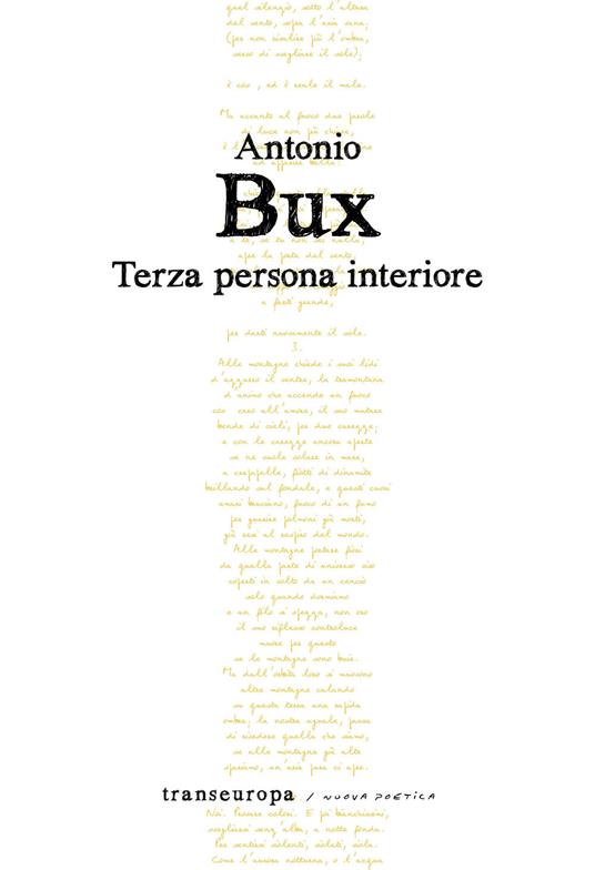 Terza persona interiore - Antonio Bux - copertina