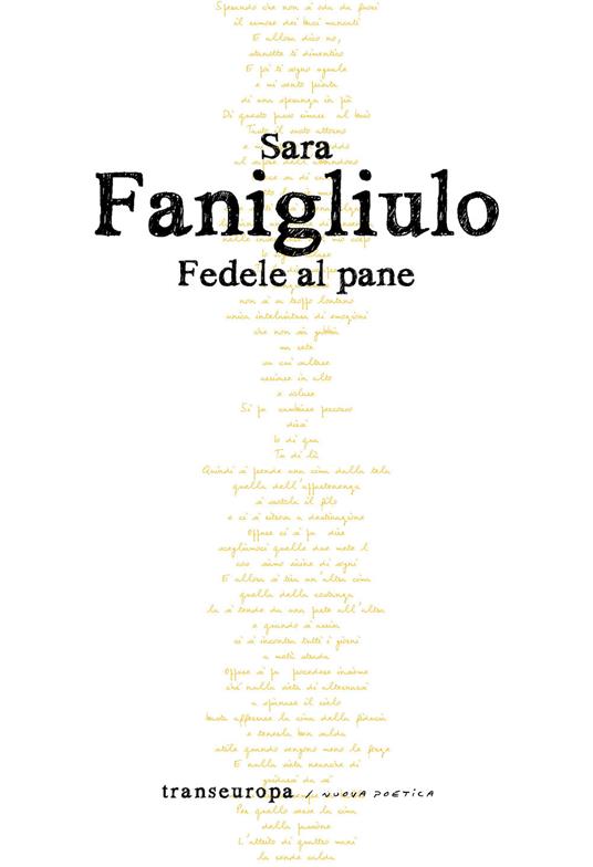 Fedele al pane - Sara Fanigliulo - copertina