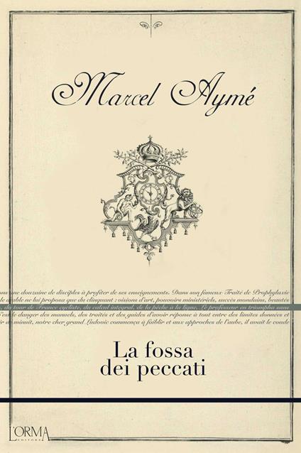 La fossa dei peccati - Marcel Aymé - copertina