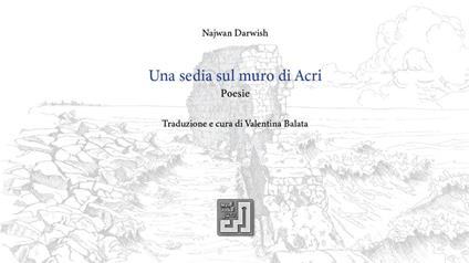 Una sedia sulmuro di Acri - Najwan Darwish - copertina