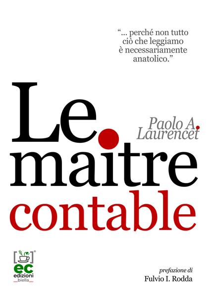 Le maitre contable - Paolo Attilio Laurencet - copertina