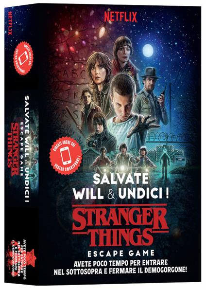 Stranger Things - Escape Game - Salvate Will E Undici. Gioco da tavolo