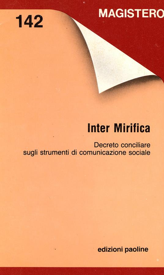 Inter mirifica - copertina