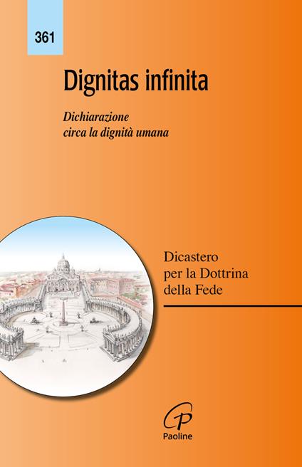 Dignitas infinita. Dichiarazione circa la dignità umana - copertina