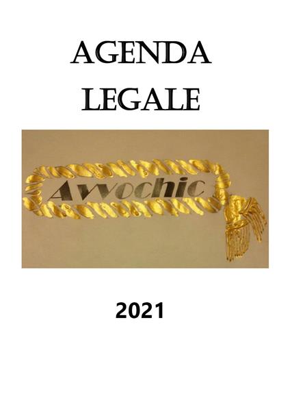 Agenda legale - Agostino La Rana - copertina