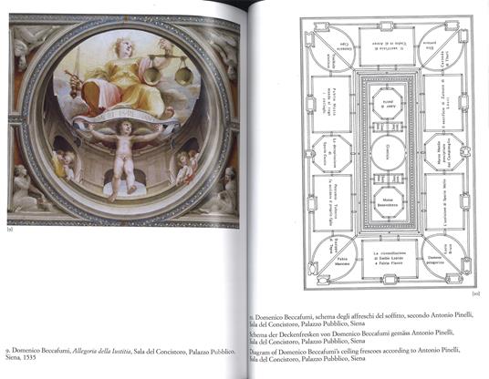 Etica repubblicana nel Palazzo Pubblico di Siena (1315-1535). Simone Martini, Ambrogio Lorenzetti, Taddeo di Bartolo, Domenico Beccafumi. Ediz. italiana, tedesca e inglese - Alois Riklin - 4