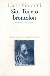 Sior Todero brontolon - Carlo Goldoni - copertina