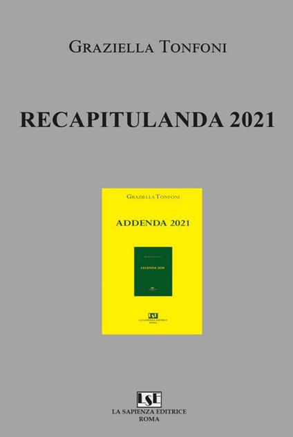 Recapitulanda 2021 - Graziella Tonfoni - copertina