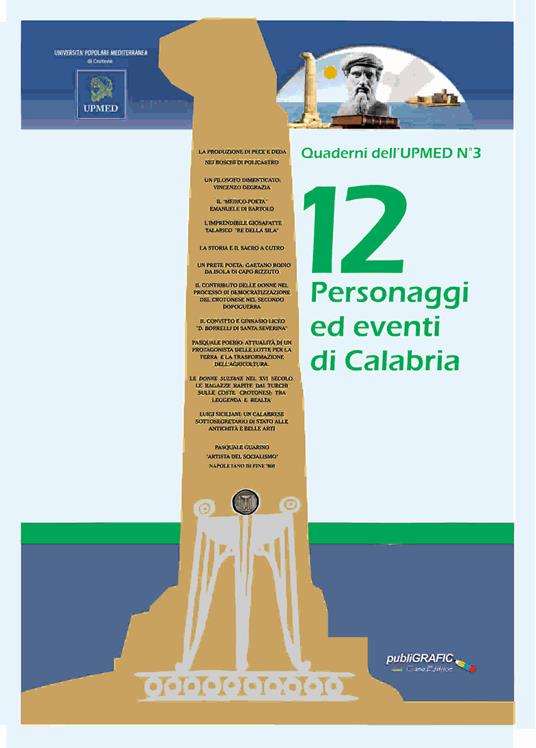 12 personaggi ed eventi di Calabria - copertina