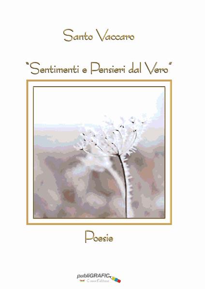 «Sentimenti e pensieri dal vero» - Santo Vaccaro - copertina