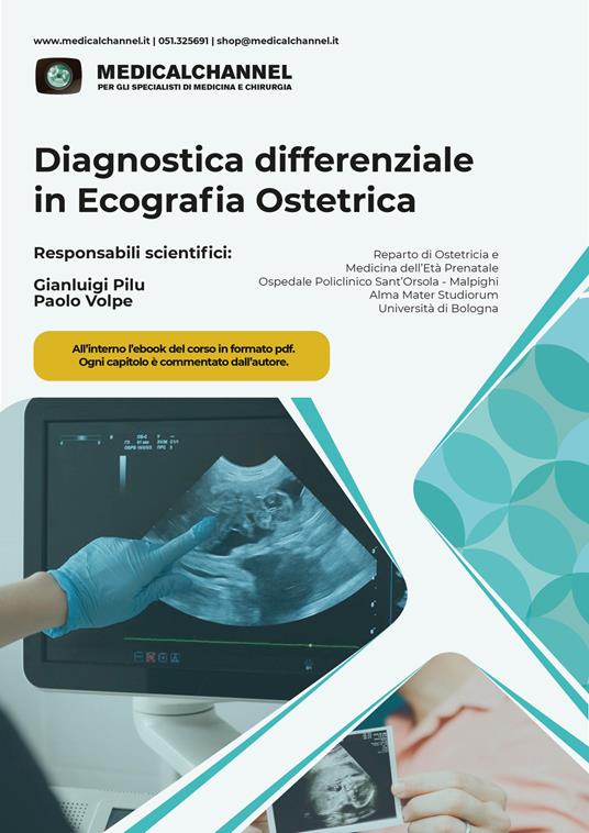 Diagnostica differenziale in ecografia ostetrica - Gianluigi Pilu,Paolo Volpe - copertina