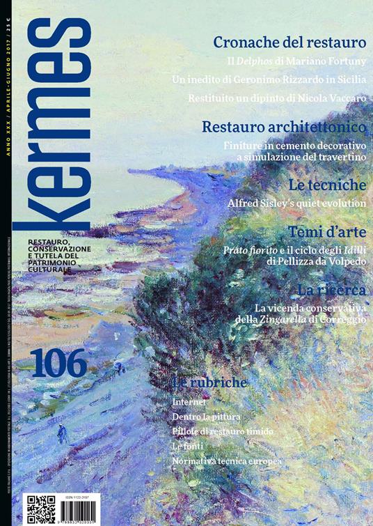 Kermes. La rivista del restauro. Vol. 106 - copertina