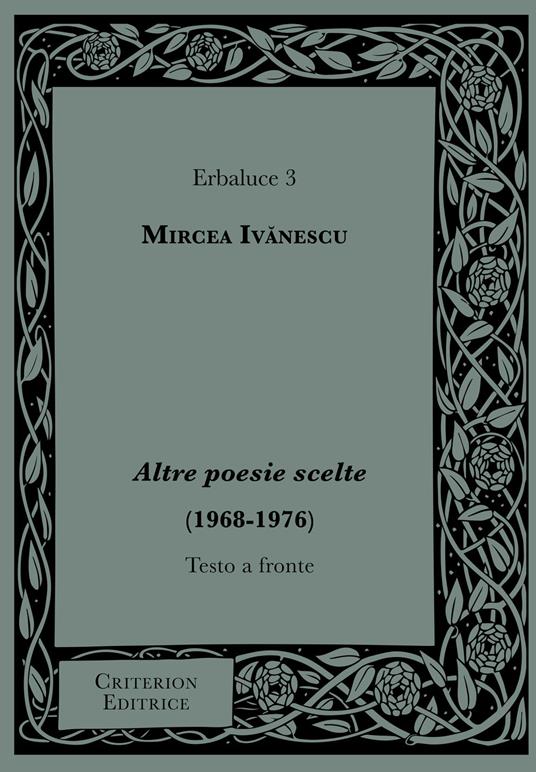 Altre poesie scelte (1968-1976) - Iv?nescu Mircea - copertina