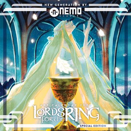 Lords for the Ring. Art calendar 2020. Ediz. variant Blue Mirror - copertina