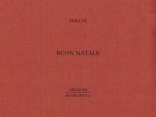 Buon Natale - Jean-Michel Folon - copertina