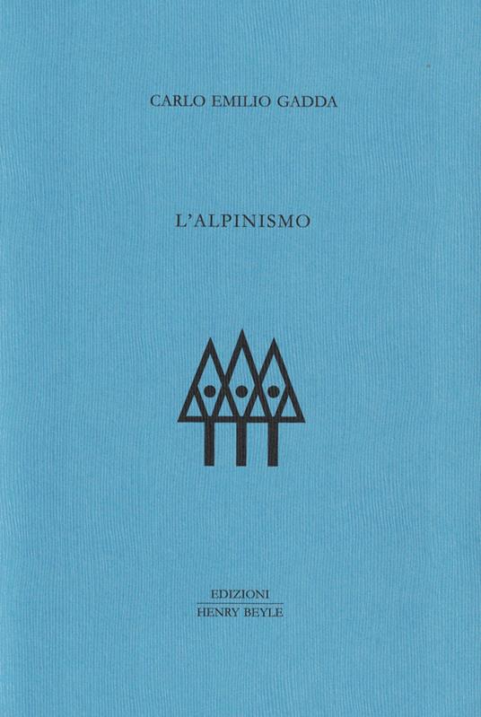 L'alpinismo - Carlo Emilio Gadda - copertina