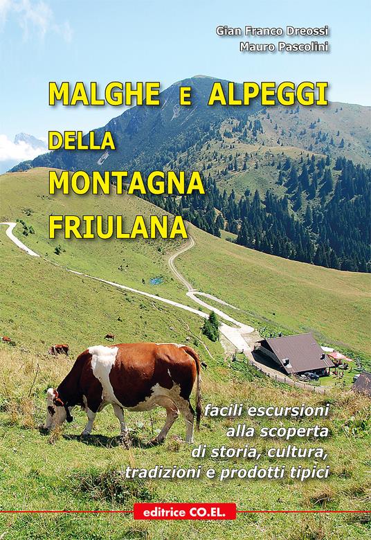 Malghe e alpeggi della montagna friulana. Facili escursioni alla scoperta di storia, tradizioni e prodotti tipici - Gian Franco Dreossi,Mauro Pascolini - copertina