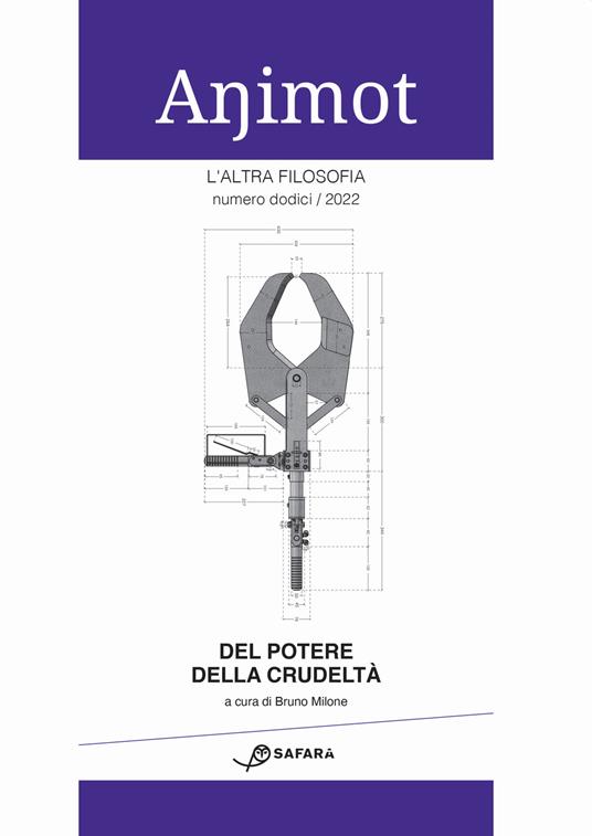 Animot. L'altra filosofia (2022). Vol. 12: Del potere della crudeltà - copertina