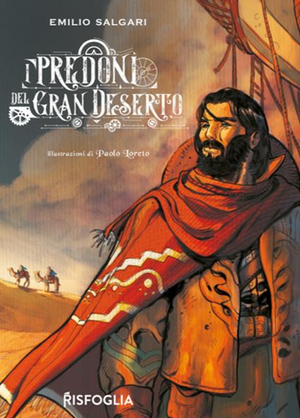 I predoni del gran deserto - Emilio Salgari - copertina
