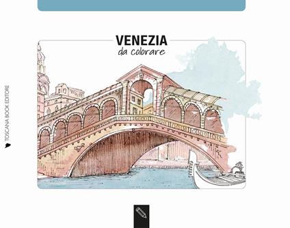 Venezia da colorare. Ediz. illustrata - Angelica Bardi - copertina