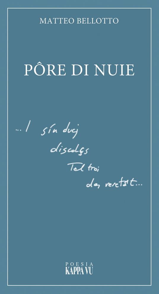 Pore di nuie - Matteo Bellotto - copertina